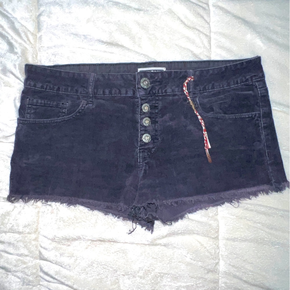 Roxy Charcoal Corduroy Shorts